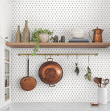 Magnolia Home Charm Black Wallpaper