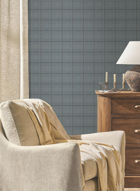 Magnolia Home Windsor Blue Wallpaper