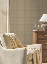 Magnolia Home Windsor Brown Wallpaper