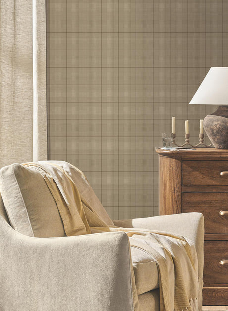 Magnolia Home Windsor Brown Wallpaper
