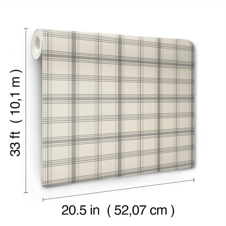 Magnolia Home Hunter Grey Wallpaper