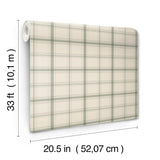 Magnolia Home Hunter Green Wallpaper