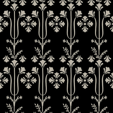 Magnolia Home Lydia Black Wallpaper