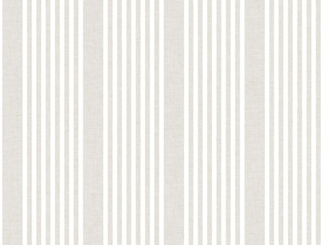 Magnolia Home French Linen Stripe Beige Wallpaper