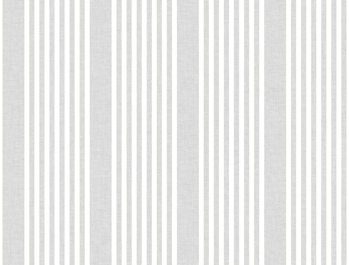 Magnolia Home French Linen Stripe Grey Wallpaper