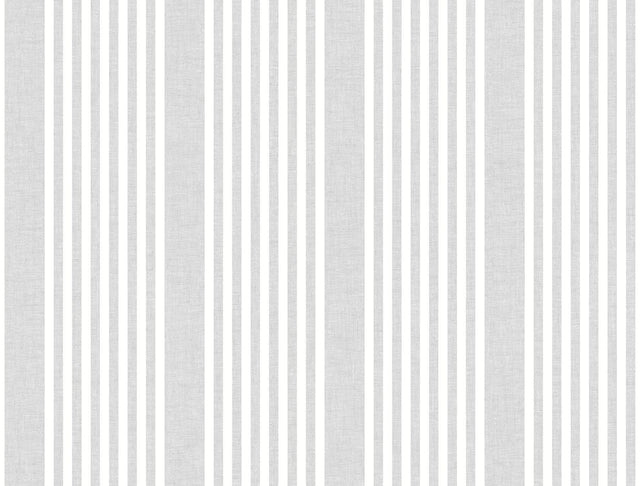 Magnolia Home French Linen Stripe Grey Wallpaper