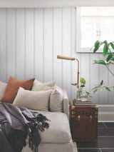 Magnolia Home French Linen Stripe Grey Wallpaper