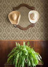 Brewster Home Fashions Montana Maroon Wallpaper