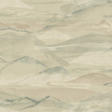 Brewster Home Fashions Bozeman Mountains Moss Wallpaper