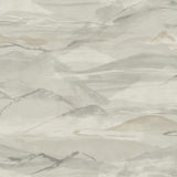 Brewster Home Fashions Bozeman Mountains Grey Wallpaper