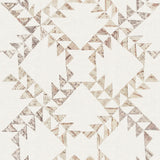 Brewster Home Fashions Scrap Quilt Brown Wallpaper