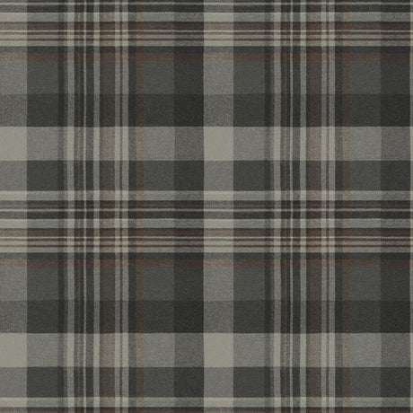 Brewster Home Fashions Dutton Plaid Charcoal Wallpaper