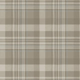 Brewster Home Fashions Dutton Plaid Light Brown Wallpaper