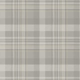 Brewster Home Fashions Dutton Plaid Grey Wallpaper