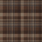 Brewster Home Fashions Dutton Plaid Rust Wallpaper