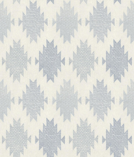 Brewster Home Fashions Stitched Heirloom Indigo Wallpaper
