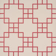 Schumacher Georgette Trellis Red Wallpaper