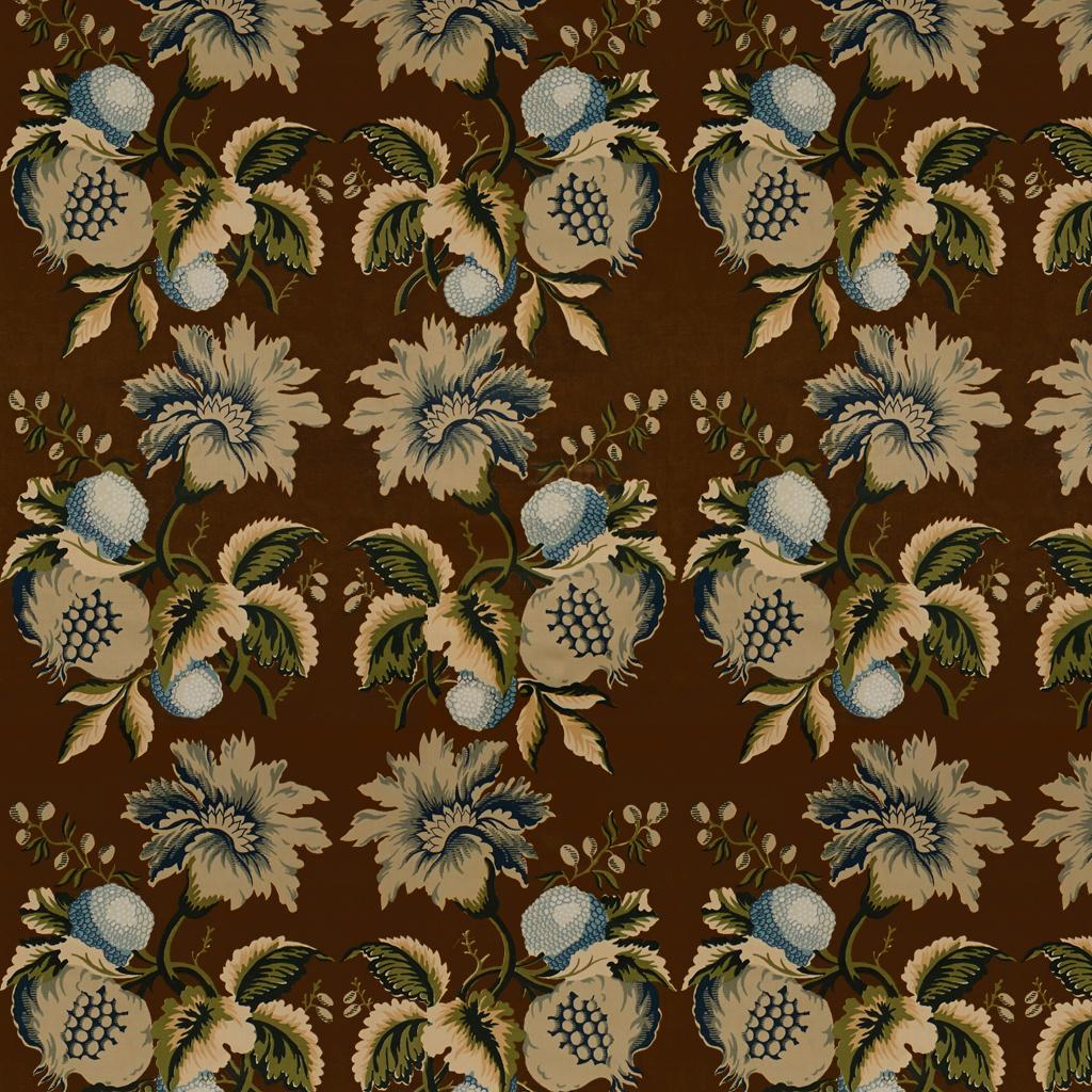 Lee Jofa JESSUP SEPIA/INDIGO Fabric