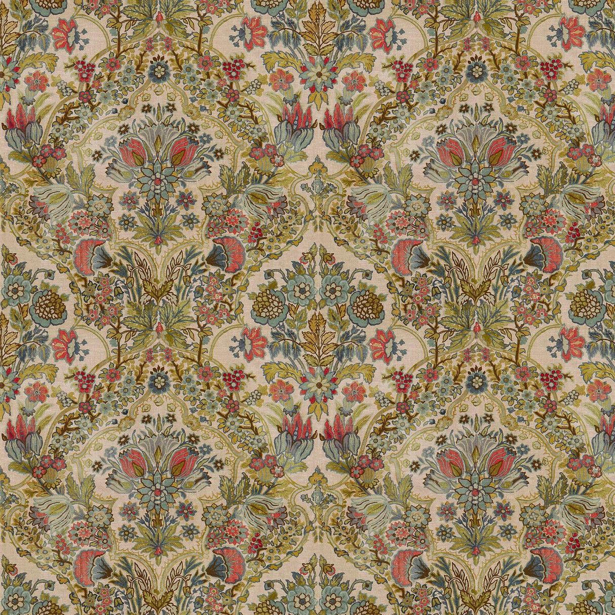 Lee Jofa TETBURY ROSE/AQUA Fabric