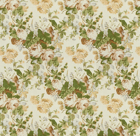 Lee Jofa MAISIE LINEN TAN/LEAF Fabric