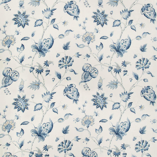 Lee Jofa HOLLIN PRINT INDIGO Fabric