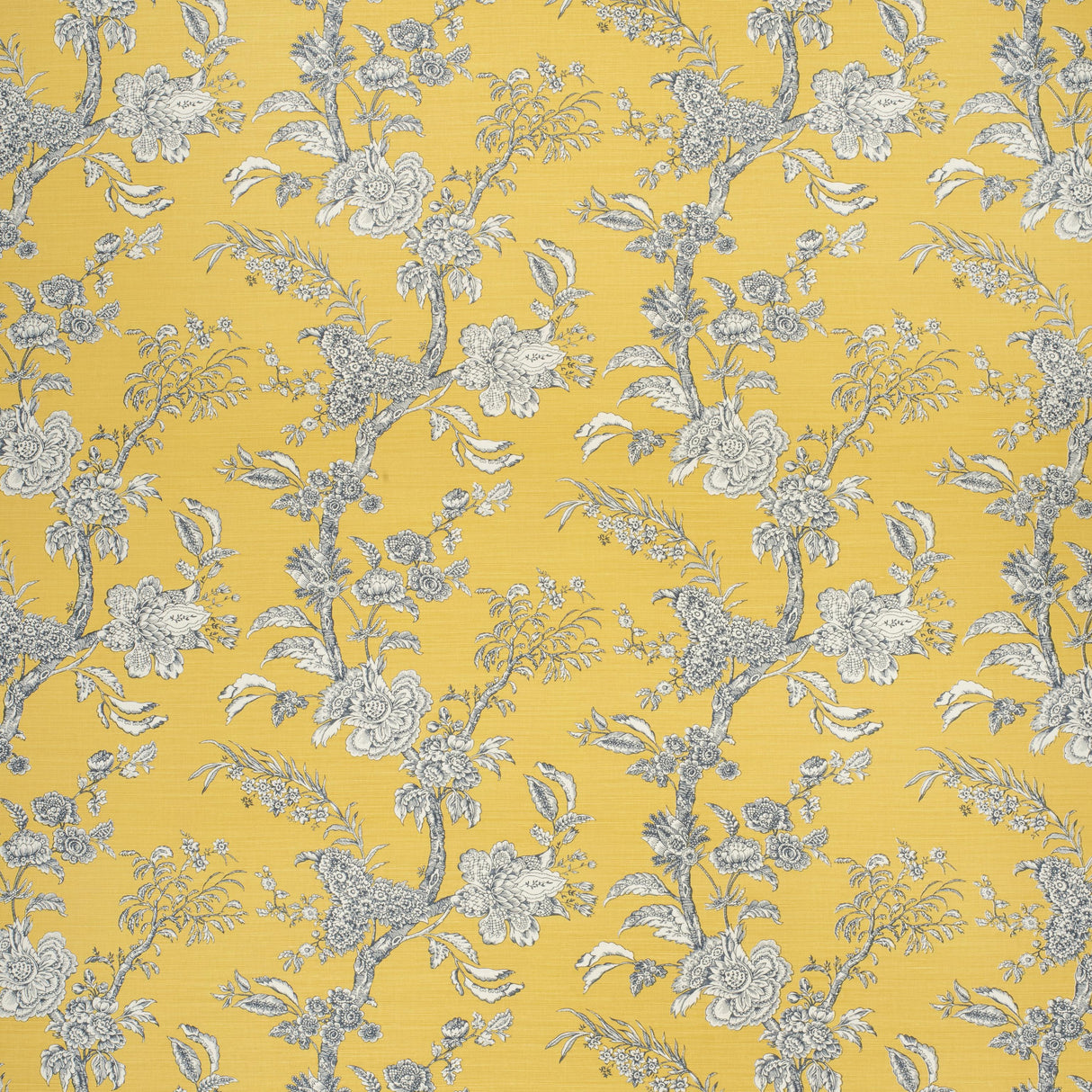 Lee Jofa BEIJING BLOSSOM AMB/NAVY Fabric