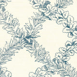 Lee Jofa LEAF TRELLIS BLUE Fabric