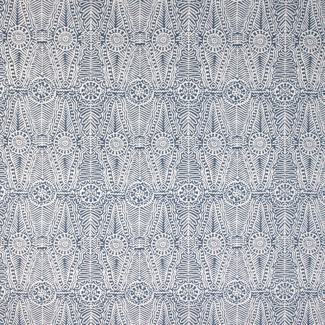 Lee Jofa DRAYTON PRINT INDIGO Fabric