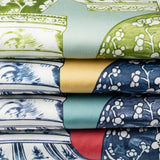 Lee Jofa PANDAN PRINT CHILI/BLUE Fabric