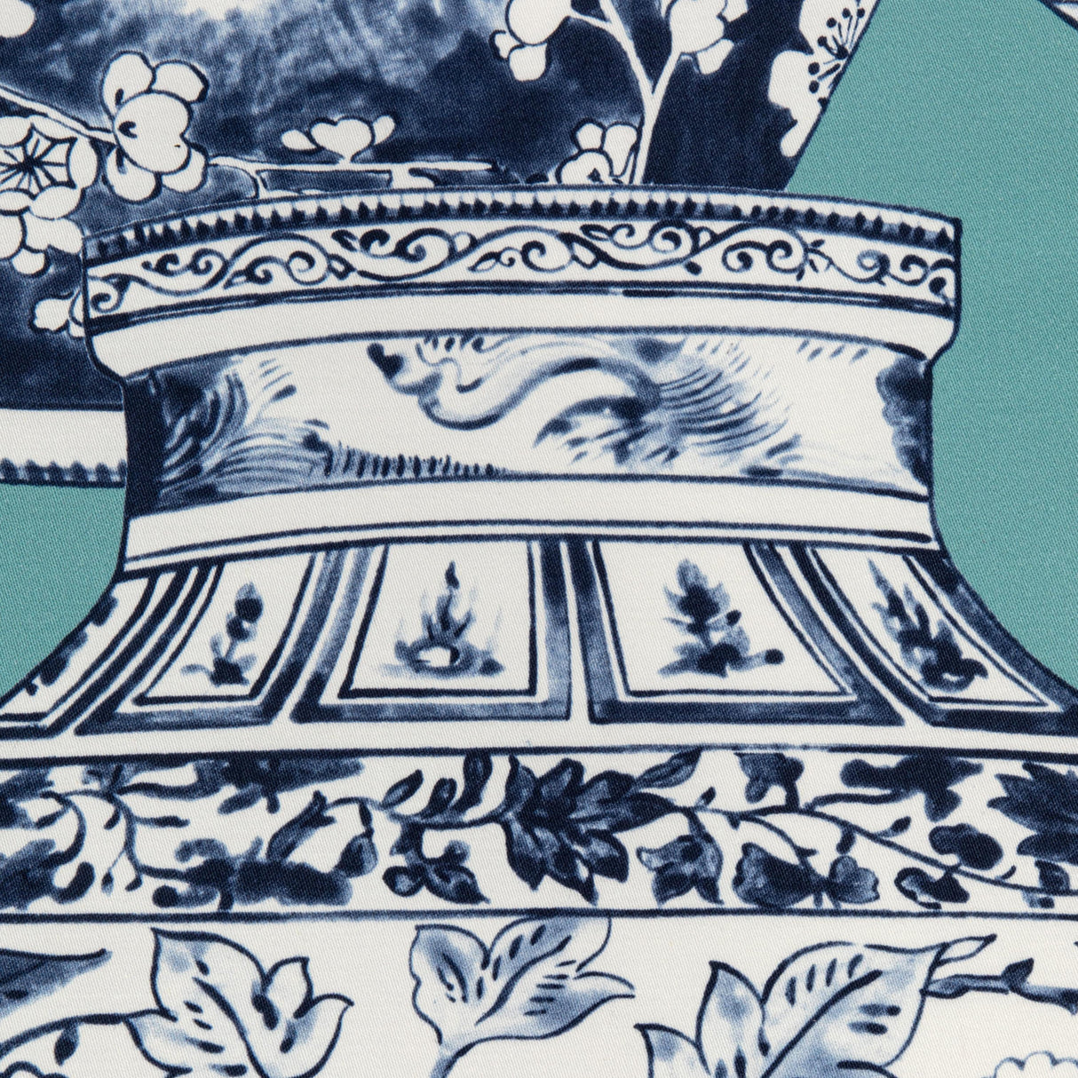 Lee Jofa PANDAN PRINT AQUA/BLUE Fabric