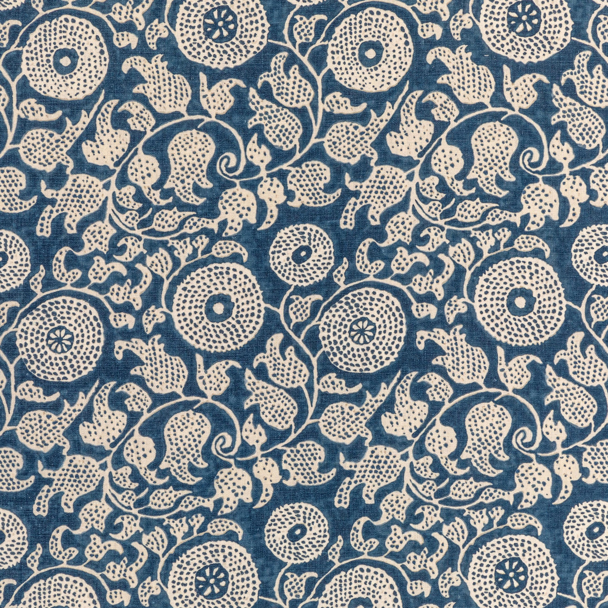 Lee Jofa ELDORA PRINT INDIGO Fabric