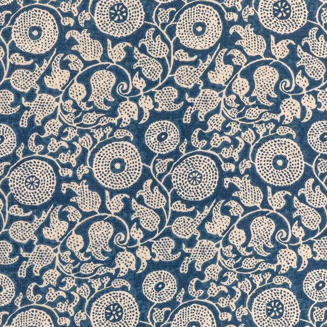 Lee Jofa ELDORA PRINT INDIGO Fabric