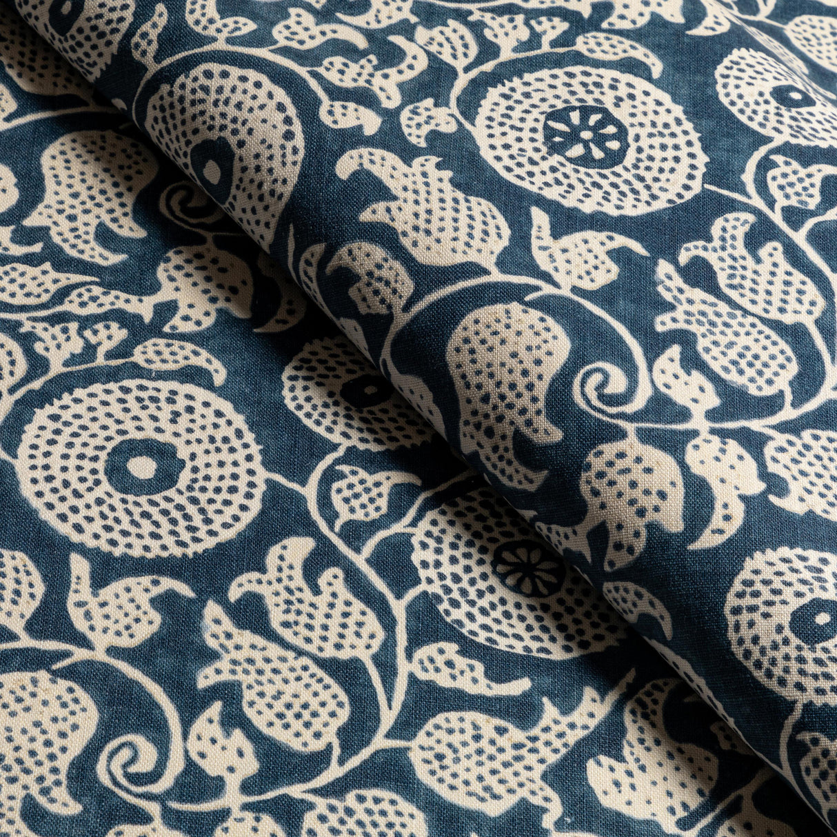 Lee Jofa ELDORA PRINT INDIGO Fabric