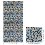 Lee Jofa ELDORA PRINT INDIGO Fabric