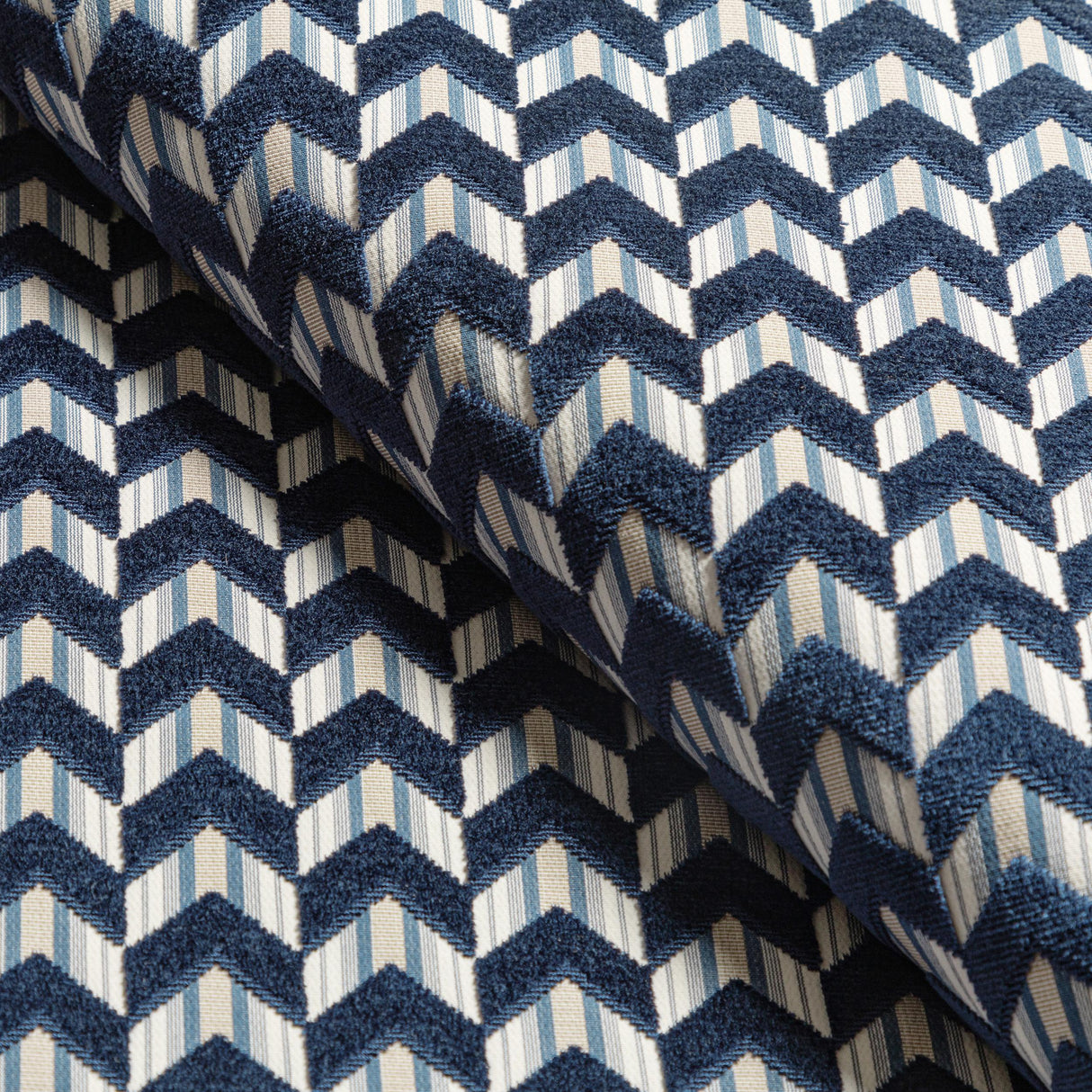 Lee Jofa BAILEY VELVET NAVY Upholstery Fabric