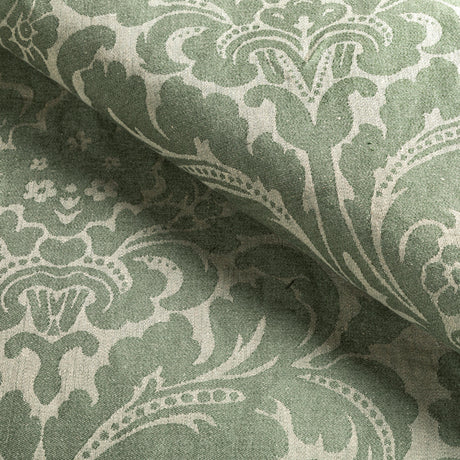 Lee Jofa ACANTHUS DAMASK LODEN Fabric