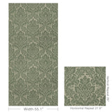Lee Jofa ACANTHUS DAMASK LODEN Fabric