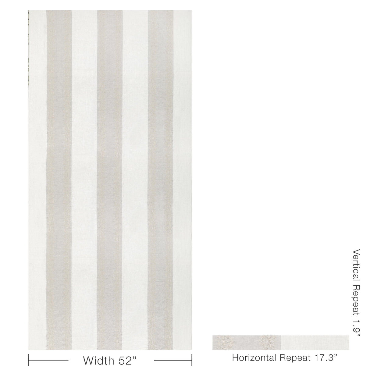 Lee Jofa BANNER SHEER QUARTZ Drapery Fabric