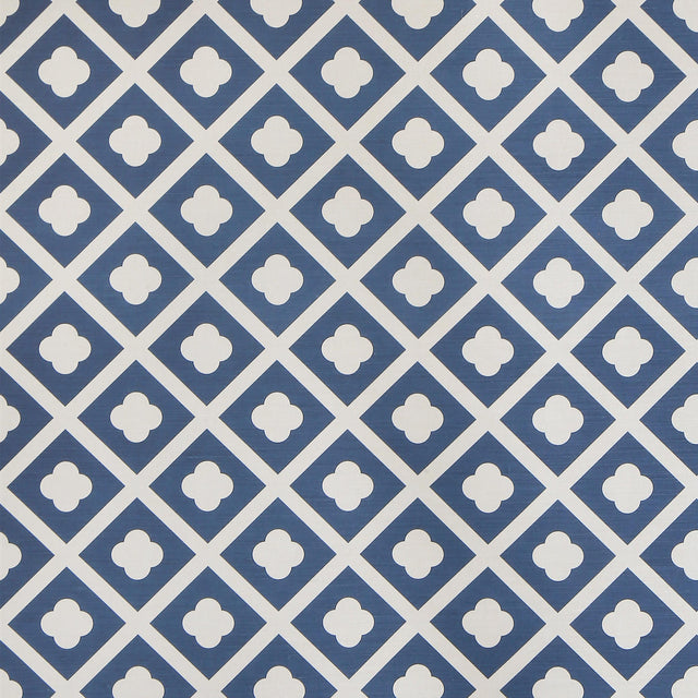 Lee Jofa JARDIN DARK NAVY ON ECRU Fabric