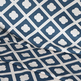 Lee Jofa JARDIN DARK NAVY ON ECRU Fabric