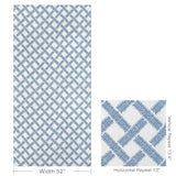 Lee Jofa GARDEN TRELLIS WEAVE BLUE Fabric