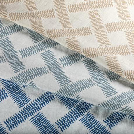 Lee Jofa GARDEN TRELLIS WEAVE BLUE Fabric