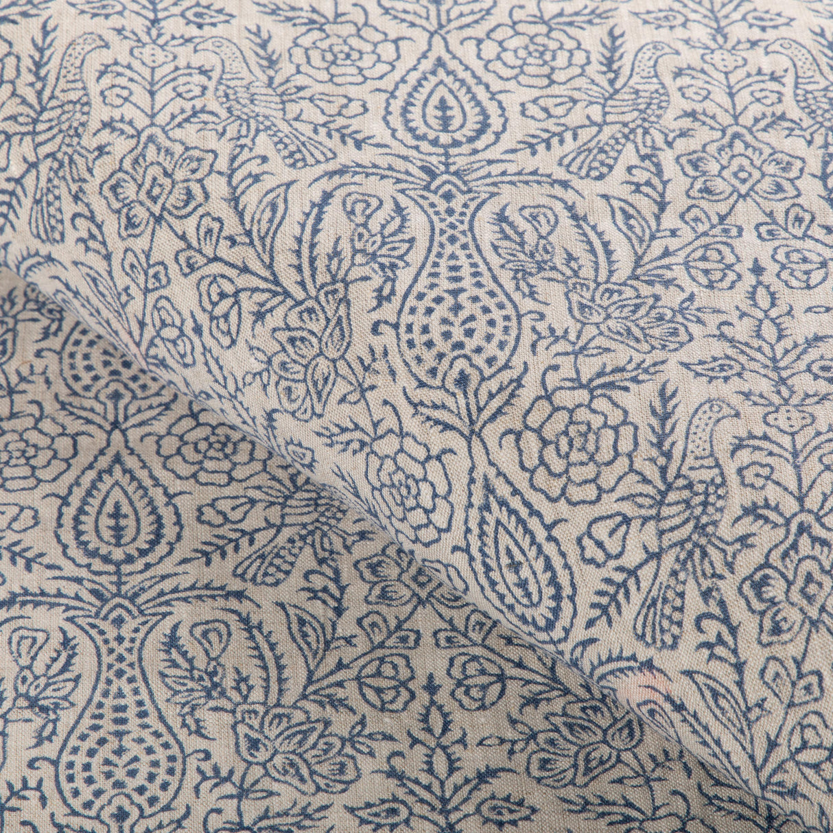 Lee Jofa HAVEN HANDBLOCK INDIGO Fabric