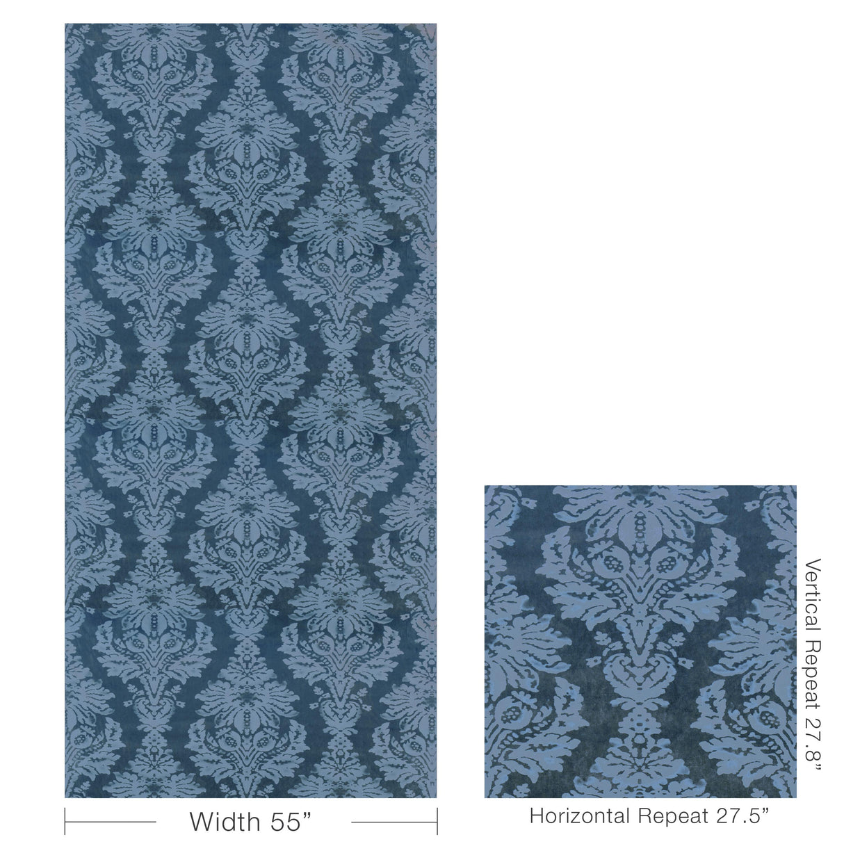 Lee Jofa PARHAM VELVET AZURE Upholstery Fabric