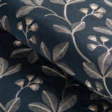 Lee Jofa IRIS EMBROIDERY MIDNIGHT Drapery Fabric