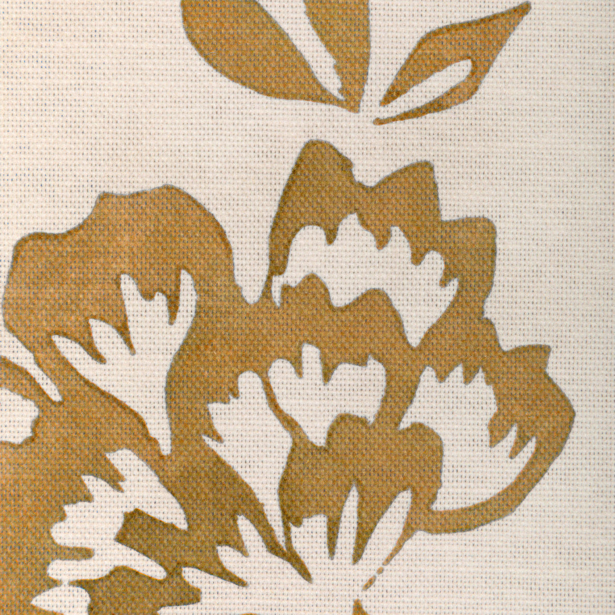 Lee Jofa CALATHEA PRINT GOLD Fabric