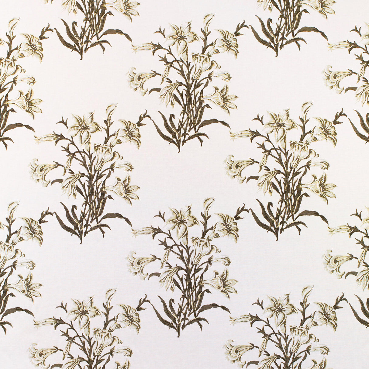Lee Jofa LILIES MONOCHROME Fabric