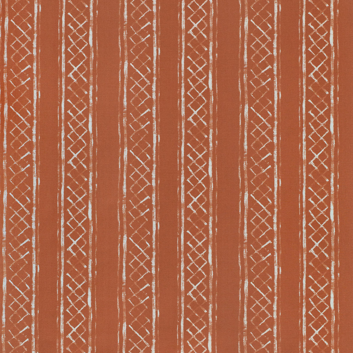 Lee Jofa MILOS BLOTCHED STR TERRACOTTA Fabric
