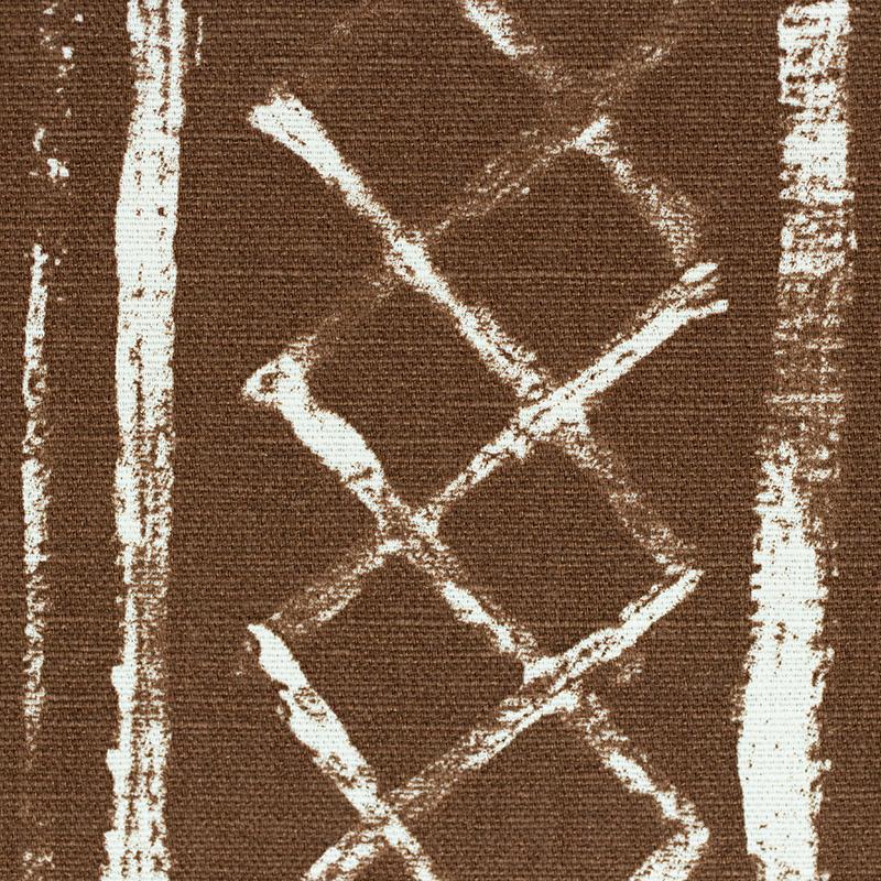 Lee Jofa MILOS BLOTCHED STR BROWN Fabric