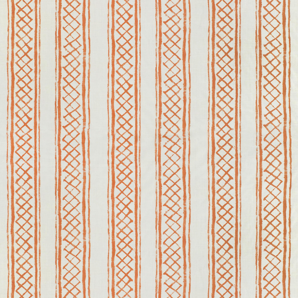 Lee Jofa MILOS STRIPE TERRACOTTA Fabric